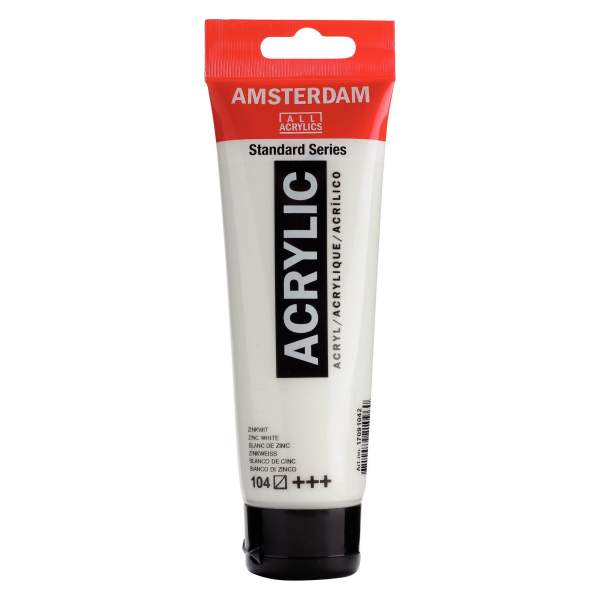 RAYART - Amsterdam Standard Series Acrylique Tube 120 ml Blanc de zinc 104 - Tunisie Meilleur Prix (Beaux-Arts, Graphique, Peint