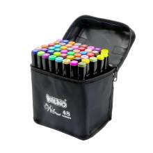 Trousse de 48 Feutres Marqueurs Double Pointe – Kalino