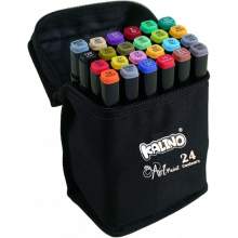 Feutres Marqueurs Double Pointe – 24 Couleurs Kalino