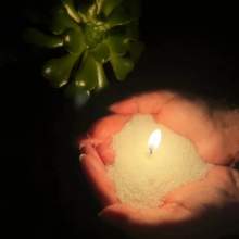 🕯️ Cire Sable (Sand Wax) – 1 kg – Spéciale Bougies Décoratives