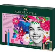 RAYART - 🎨 Coffret Faber-Castell Polychromos + Pitt Graphite Matt – 40 pièces - Tunisie Meilleur Prix (Beaux-Arts, Graphique, Pe