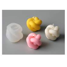 🧶 Moule en Silicone Boule de Laine 3D – Bougie, Résine & Jesmonite