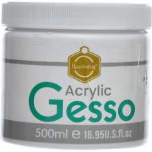🎨 Gesso Universel Acrylique Blanc 500 mL – Keep Smiling