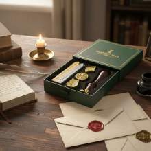 💌 Coffret Tampons & Cire à Cacheter – Kit de Sceau Artistique
