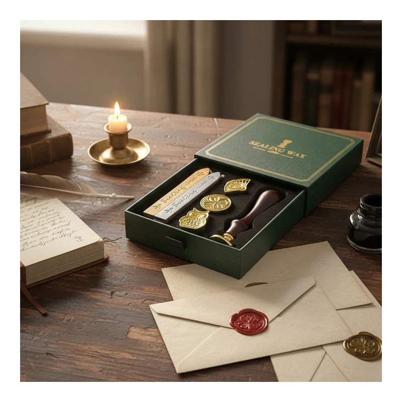 RAYART - 💌 Coffret Tampons & Cire à Cacheter – Kit de Sceau Artistique - Tunisie Meilleur Prix (Beaux-Arts, Graphique, Peinture,