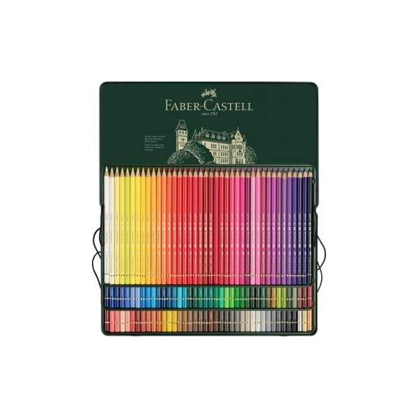 RAYART - Crayon de Couleur Polychromos, boîte Métal de 120 - Faber Castell - Tunisie
