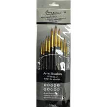 🖌️ Pochette de 10 Pinceaux Ronds – Giorgione