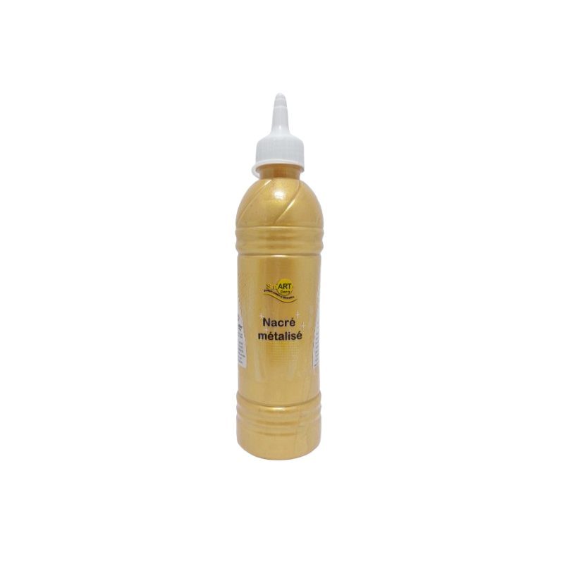 RAYART - 💛 Peinture Acrylique Nacrée Métallisée Or Riche – 500 ml – SmartDeco - Tunisie Meilleur Prix (Beaux-Arts, Graphique, Pe
