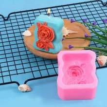RAYART - 🌹 Moule à Bougie Parfumée Rose 3D – Silicone Fleur – DIY Bougies & Savons - Tunisie Meilleur Prix (Beaux-Arts, Graphiqu
