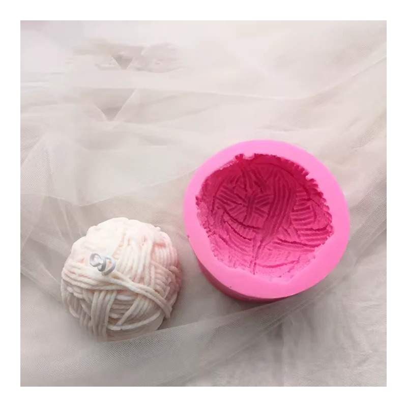 RAYART - 🧶 Moule à Bougie Parfumée – Imitation Boule de Laine 3D – Silicone - Tunisie Meilleur Prix (Beaux-Arts, Graphique, Pein