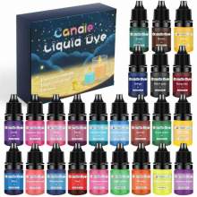 🎨🕯️ Kit de Colorants Liquides pour Bougies – Pigments Haute Concentration – DIY Bougies & Aromathérapie