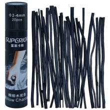 Fusains Tendres Superior 2–4 mm – Boîte 20 pièces Noir Intense
