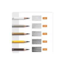 Boîte de 5 Crayons Fusains – Superior (8B, 10B, 12B, 14B, 16B)