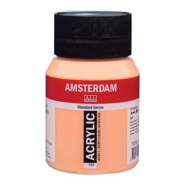 RAYART - Amsterdam Standard Series Acrylique Pot 500 ml Jaune de Naples rouge 224 - Tunisie Meilleur Prix (Beaux-Arts, Graphique