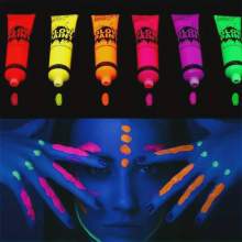 Glow Paint Peinture Visage & Corps Phosphorescente Boby - 10ml - Effet Néon
