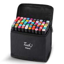 Trousse de 60 Feutres Marqueurs Double Pointe - "Touch"