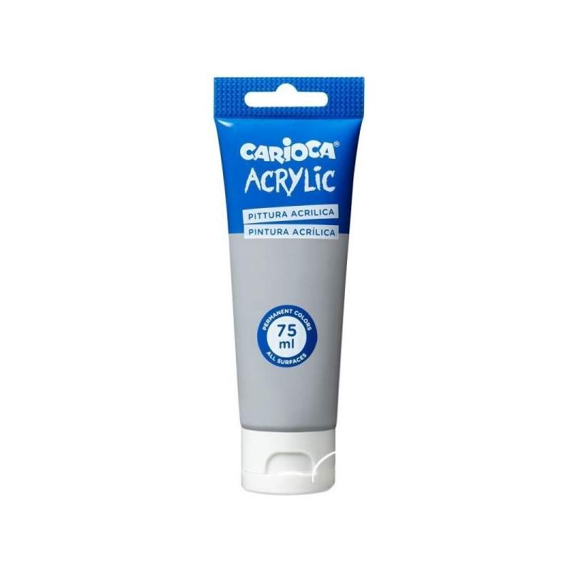 RAYART - Peinture Acrylique Argent CARIOCA - Tube 75 ml - Tunisie Meilleur Prix (Beaux-Arts, Graphique, Peinture, Acrylique, Hui