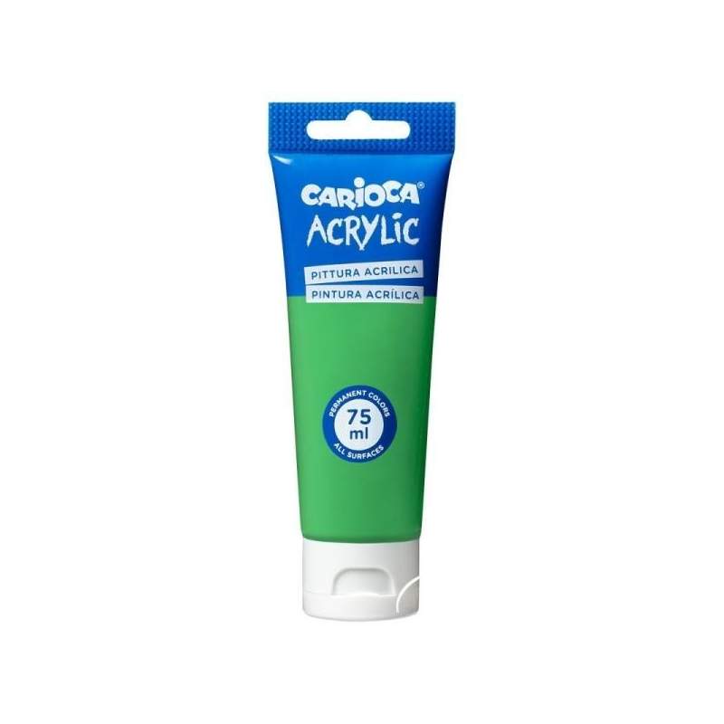 RAYART - Peinture Acrylique Jaune Vert brillant CARIOCA - Tube 75 ml - Tunisie Meilleur Prix (Beaux-Arts, Graphique, Peinture, A