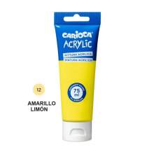RAYART - Peinture Acrylique Jaune Citron CARIOCA - Tube 75 ml - Tunisie Meilleur Prix (Beaux-Arts, Graphique, Peinture, Acryliqu