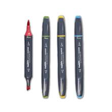 RAYART - Set 4 Marqueurs Double Pointe Alcool Carioca Plus - Tons Gris - Tunisie Meilleur Prix (Beaux-Arts, Graphique, Peinture,