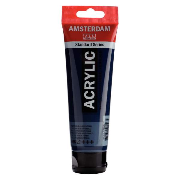 RAYART - Amsterdam Standard Series Acrylique Tube 120 ml Bleu de Prusse (phtalo) 566 - Tunisie Meilleur Prix (Beaux-Arts, Graphi