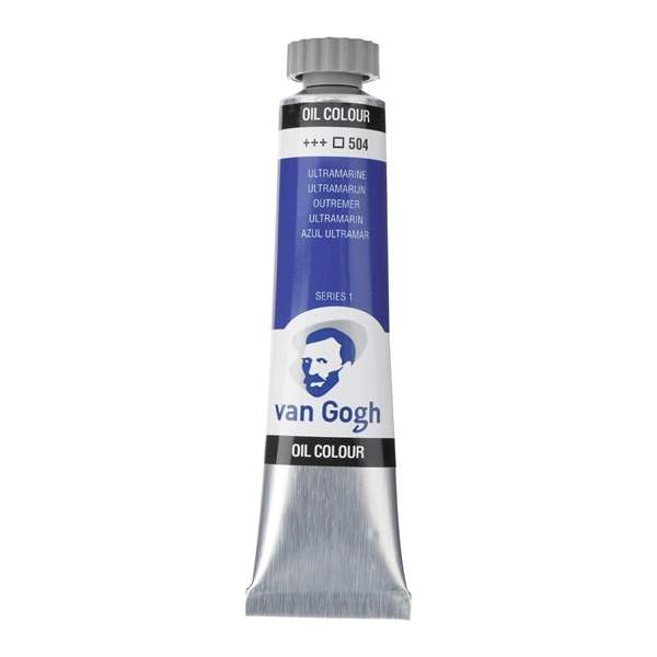 RAYART - Peinture à l’huile Van Gogh – Bleu Outremer 504 – Tube 20 ml - Tunisie Meilleur Prix (Beaux-Arts, Graphique, Peinture, 