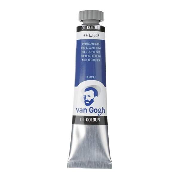 RAYART - Peinture à l’huile Van Gogh – Bleu de Prusse 508 – Tube 20 ml - Tunisie Meilleur Prix (Beaux-Arts, Graphique, Peinture,