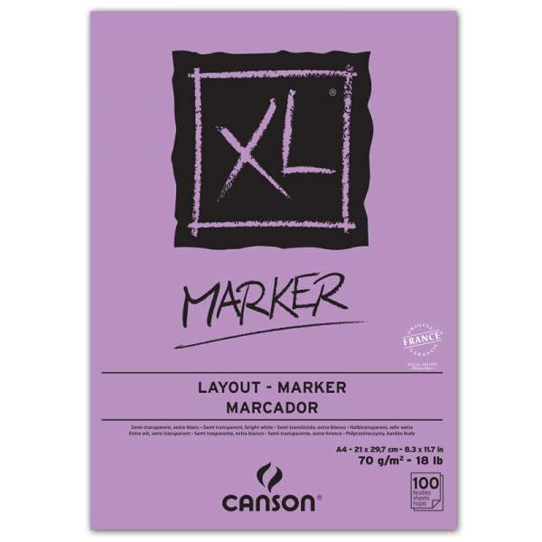 RAYART - Canson XL Marker A4 100 feuilles 70g/m² - Tunisie