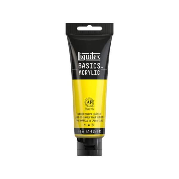 RAYART - Liquitex Basics Acrylique Tube 118ml Jaune Cadmium Clair 159 - Tunisie Meilleur Prix (Beaux-Arts, Graphique, Peinture, 