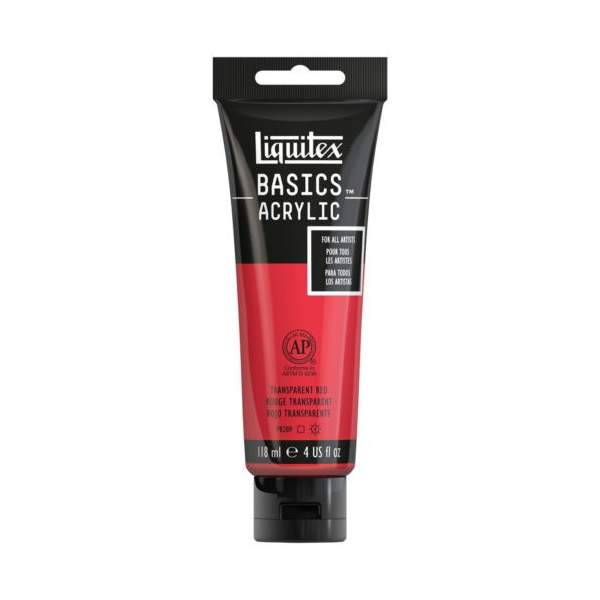 RAYART - Liquitex Basics Acrylique Tube 118ml Rouge Transparent 47 - Tunisie Meilleur Prix (Beaux-Arts, Graphique, Peinture, Acr