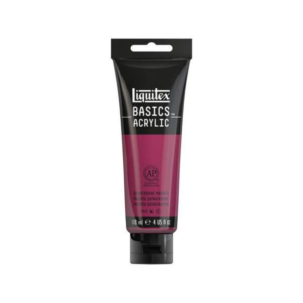 RAYART - Liquitex Basics Acrylique Tube 118ml Quinacridone Magenta 114 - Tunisie Meilleur Prix (Beaux-Arts, Graphique, Peinture,