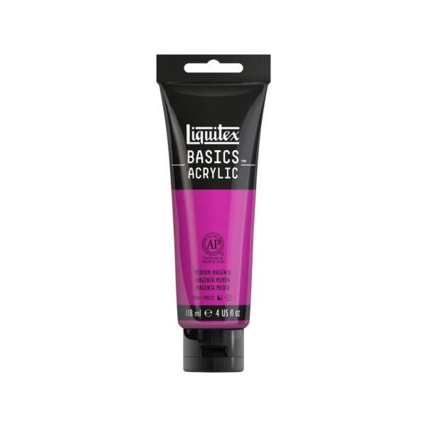 RAYART - Liquitex Basics Acrylique Tube 118ml Magenta Moyen 500 - Tunisie Meilleur Prix (Beaux-Arts, Graphique, Peinture, Acryli