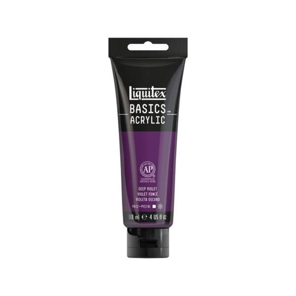 RAYART - Liquitex Basics Acrylique Tube 118ml Violet Profond 115 - Tunisie Meilleur Prix (Beaux-Arts, Graphique, Peinture, Acryl