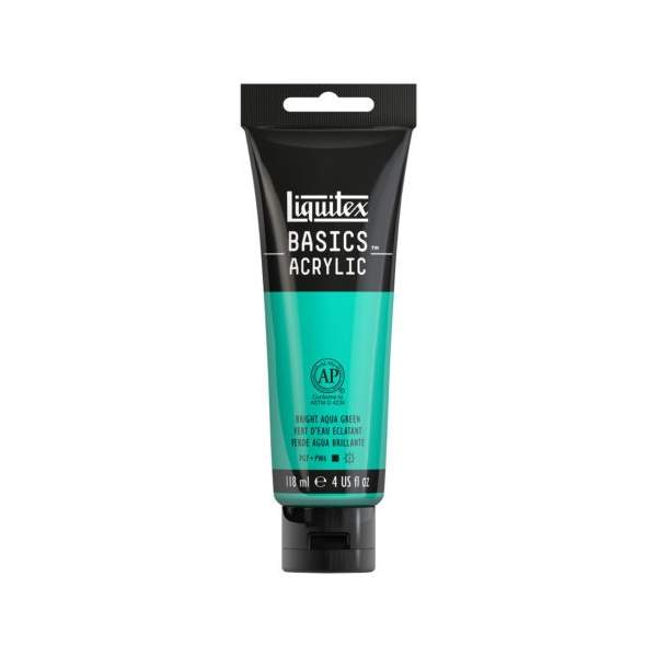 RAYART - Liquitex Basics Acrylique Tube 118ml Vert Aqua Brillant 660 - Tunisie Meilleur Prix (Beaux-Arts, Graphique, Peinture, A