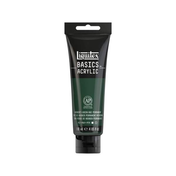 RAYART - Liquitex Basics Acrylique Tube 118ml Vert De Hooker Permanent 224 - Tunisie Meilleur Prix (Beaux-Arts, Graphique, Peint