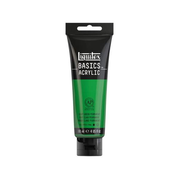 RAYART - Liquitex Basics Acrylique Tube 118ml Vert Clair Permanent 312 - Tunisie Meilleur Prix (Beaux-Arts, Graphique, Peinture,