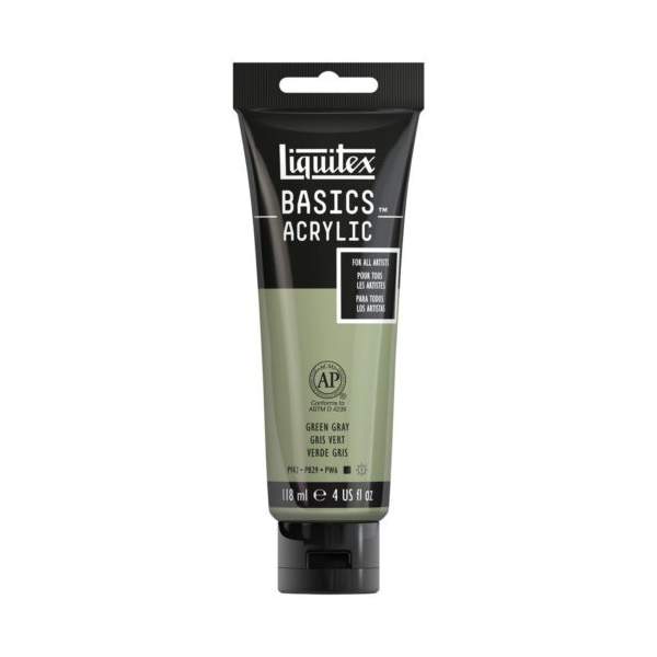 RAYART - Liquitex Basics Acrylique Tube 118ml Vert Gris 205 - Tunisie Meilleur Prix (Beaux-Arts, Graphique, Peinture, Acrylique,