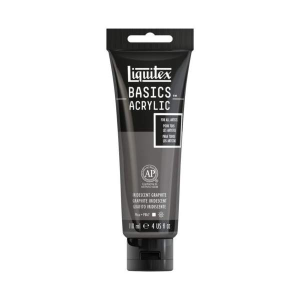 RAYART - Liquitex Basics Acrylique Tube 118ml Graphite Irisé 49 - Tunisie Meilleur Prix (Beaux-Arts, Graphique, Peinture, Acryli