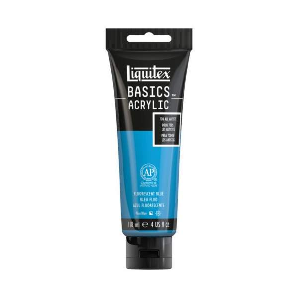 RAYART - Liquitex Basics Acrylique Tube 118ml Bleu Fluorescent 984 - Tunisie Meilleur Prix (Beaux-Arts, Graphique, Peinture, Acr