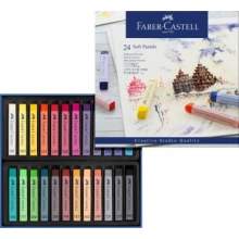 RAYART - Pastels tendres, boîte de 24 Faber castell - Tunisie Meilleur Prix (Beaux-Arts, Graphique, Peinture, Acrylique, Huile, 