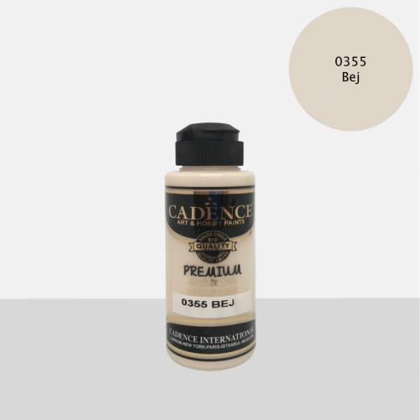 RAYART - Acrylique Premium 120ml Cadence 0355 Beige - Tunisie Meilleur Prix (Beaux-Arts, Graphique, Peinture, Acrylique, Huile, 