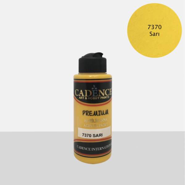 RAYART - Acrylique Premium 120ml Cadence 7370 Jaune - Tunisie Meilleur Prix (Beaux-Arts, Graphique, Peinture, Acrylique, Huile, 