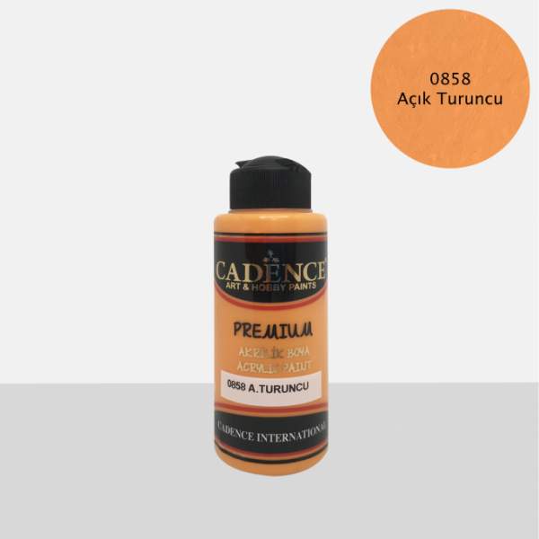 RAYART - Acrylique Premium 120ml Cadence 0858 Orange Clair - Tunisie Meilleur Prix (Beaux-Arts, Graphique, Peinture, Acrylique, 