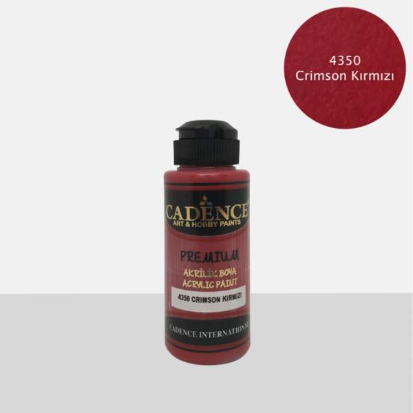 RAYART - Acrylique Premium 120ml Cadence 4350 Rouge Cramoisi - Tunisie Meilleur Prix (Beaux-Arts, Graphique, Peinture, Acrylique