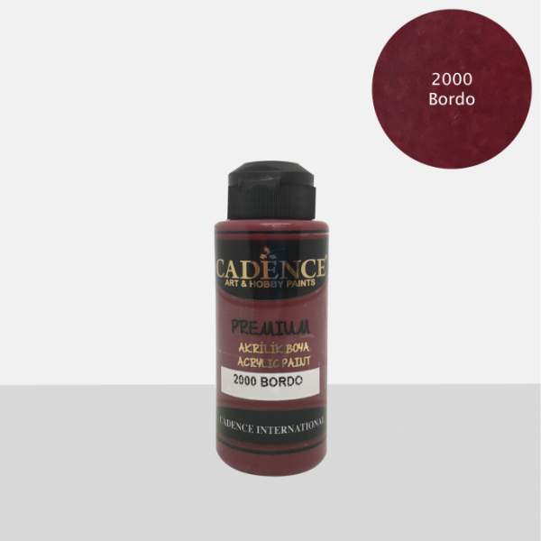 RAYART - Acrylique Premium 120ml Cadence 2000 Bordeaux - Tunisie Meilleur Prix (Beaux-Arts, Graphique, Peinture, Acrylique, Huil