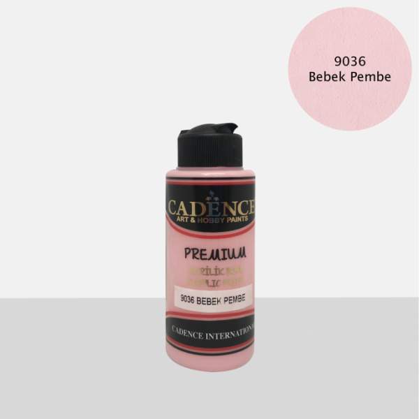 RAYART - Acrylique Premium 120ml Cadence 9036 Rose Bébé - Tunisie Meilleur Prix (Beaux-Arts, Graphique, Peinture, Acrylique, Hui