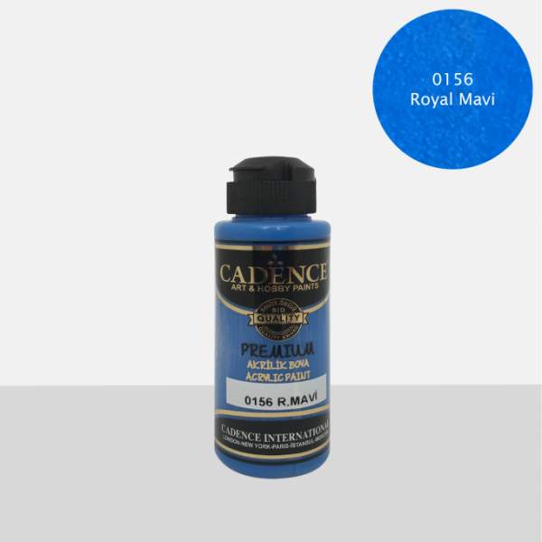 RAYART - Acrylique Premium 120ml Cadence 0156 Bleu Royal - Tunisie