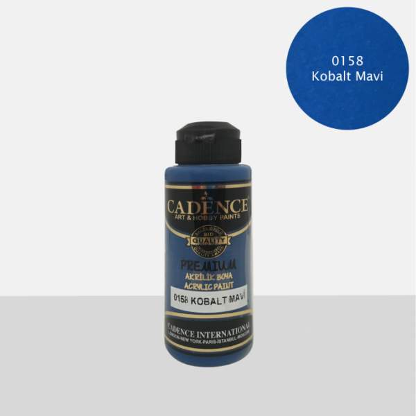 RAYART - Acrylique Premium 120ml Cadence 0158 Bleu Cobalt - Tunisie Meilleur Prix (Beaux-Arts, Graphique, Peinture, Acrylique, H