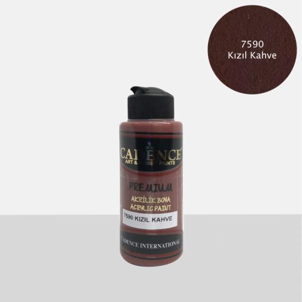 RAYART - Acrylique Premium 120ml Cadence 7590 Brun Rouge - Tunisie Meilleur Prix (Beaux-Arts, Graphique, Peinture, Acrylique, Hu