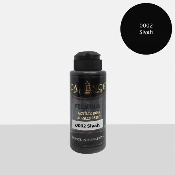 RAYART - Acrylique Premium 120ml Cadence 0002 Noir - Tunisie Meilleur Prix (Beaux-Arts, Graphique, Peinture, Acrylique, Huile, A